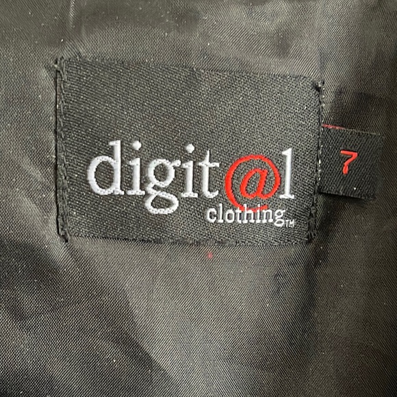 🦋3/40 VINTAGE Fitted Black Blazer Suit Jacket (7) - Picture 8 of 16